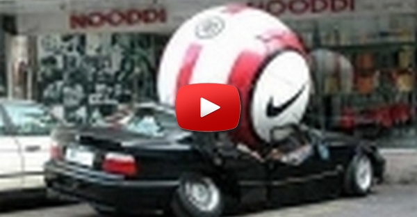 Bola da Nike e o Carro 6
